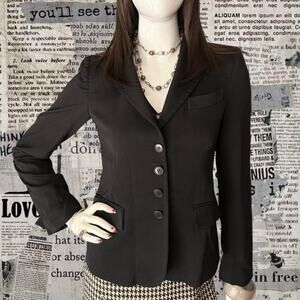 Vintage y2k black emporio Armani skinny fit blazer